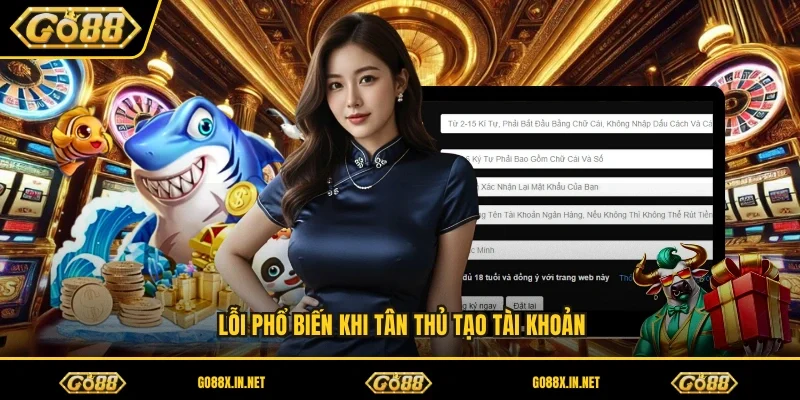 Lỗi phổ biến khi tân thủ tạo tài khoản